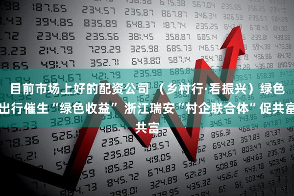 目前市场上好的配资公司 (乡村行·看振兴)绿色出行催生“绿色收益” 浙江瑞安“村企联合体”促共富