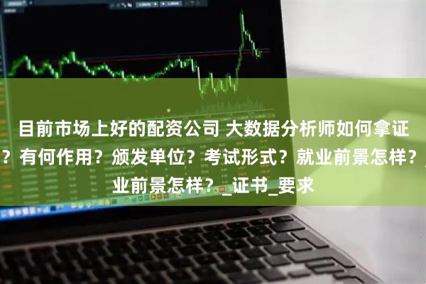 目前市场上好的配资公司 大数据分析师如何拿证?报考条件?有何作用?颁发单位?考试形式?就业前景怎样?_证书_要求